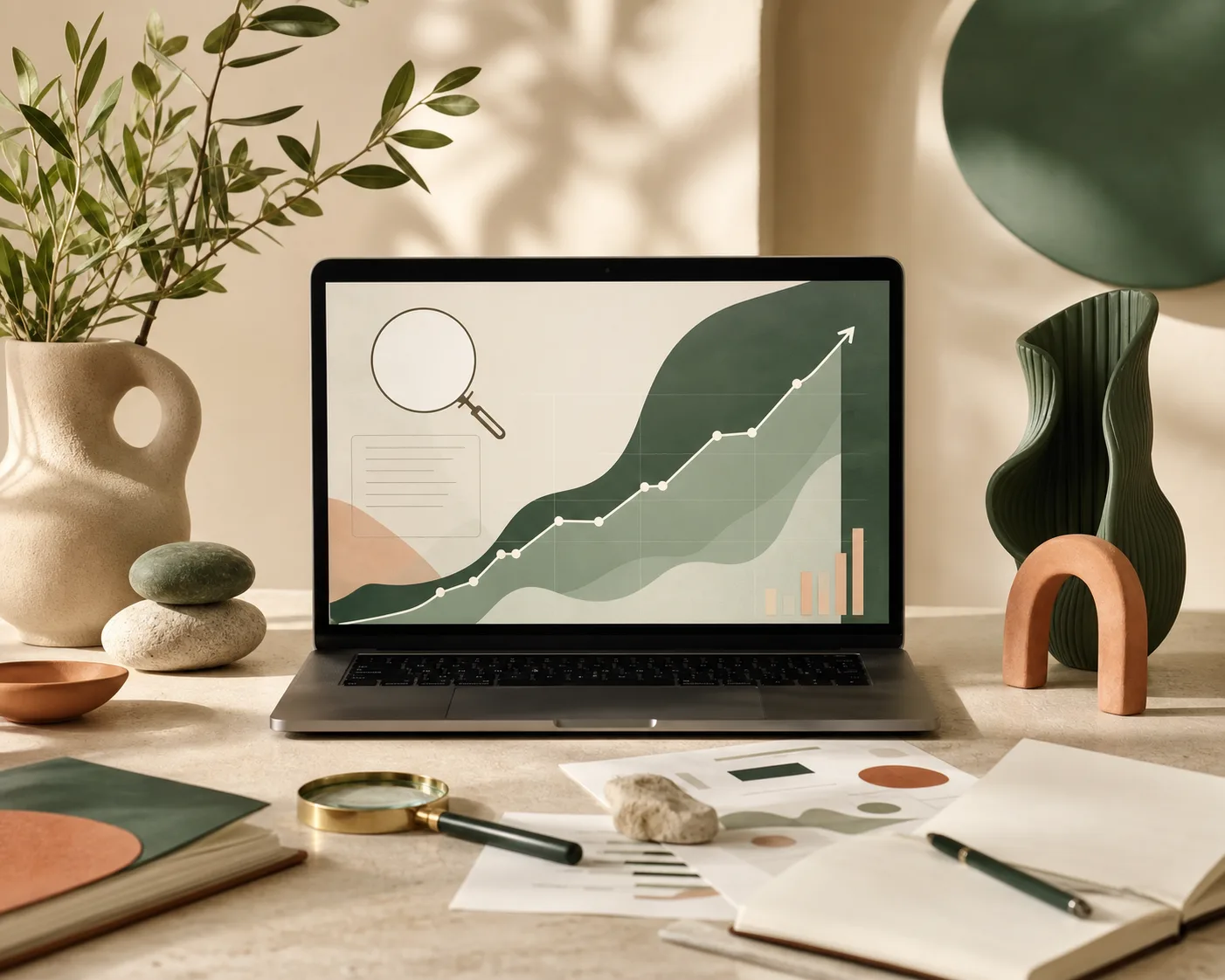 Search visibility trend analysis